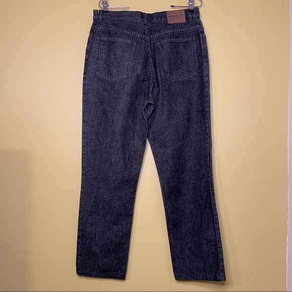 Lauren Ralph Lauren Black Charcoal Gray Straight Leg Jeans - Picture 4 of 7